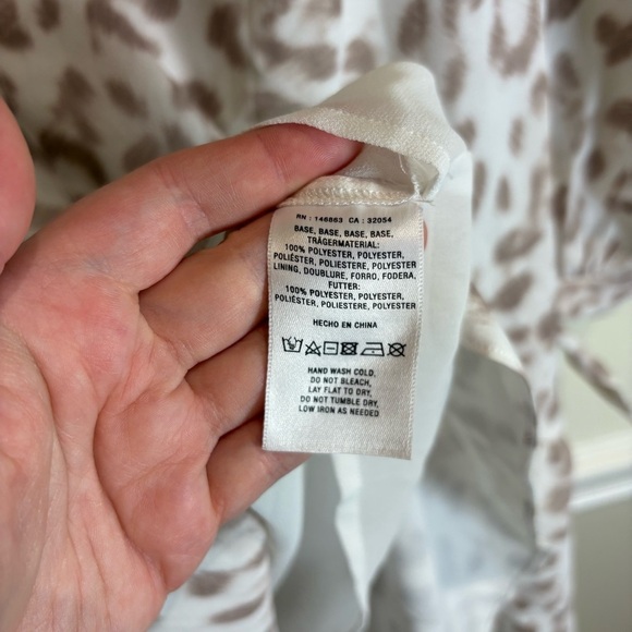 Anthropologie Mare Mare Felix Leopard Print Tunic Dress Extra Small - Picture 8 of 9